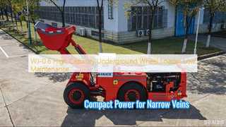 Máy xúc ngầm nhỏ gọn WJ 0.6 dành cho các hoạt động có tĩnh mạch hẹp
