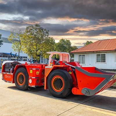 WJ-2G Mỏ dưới lòng đất Loader bánh xe phía trước 4MT Năng lượng tải